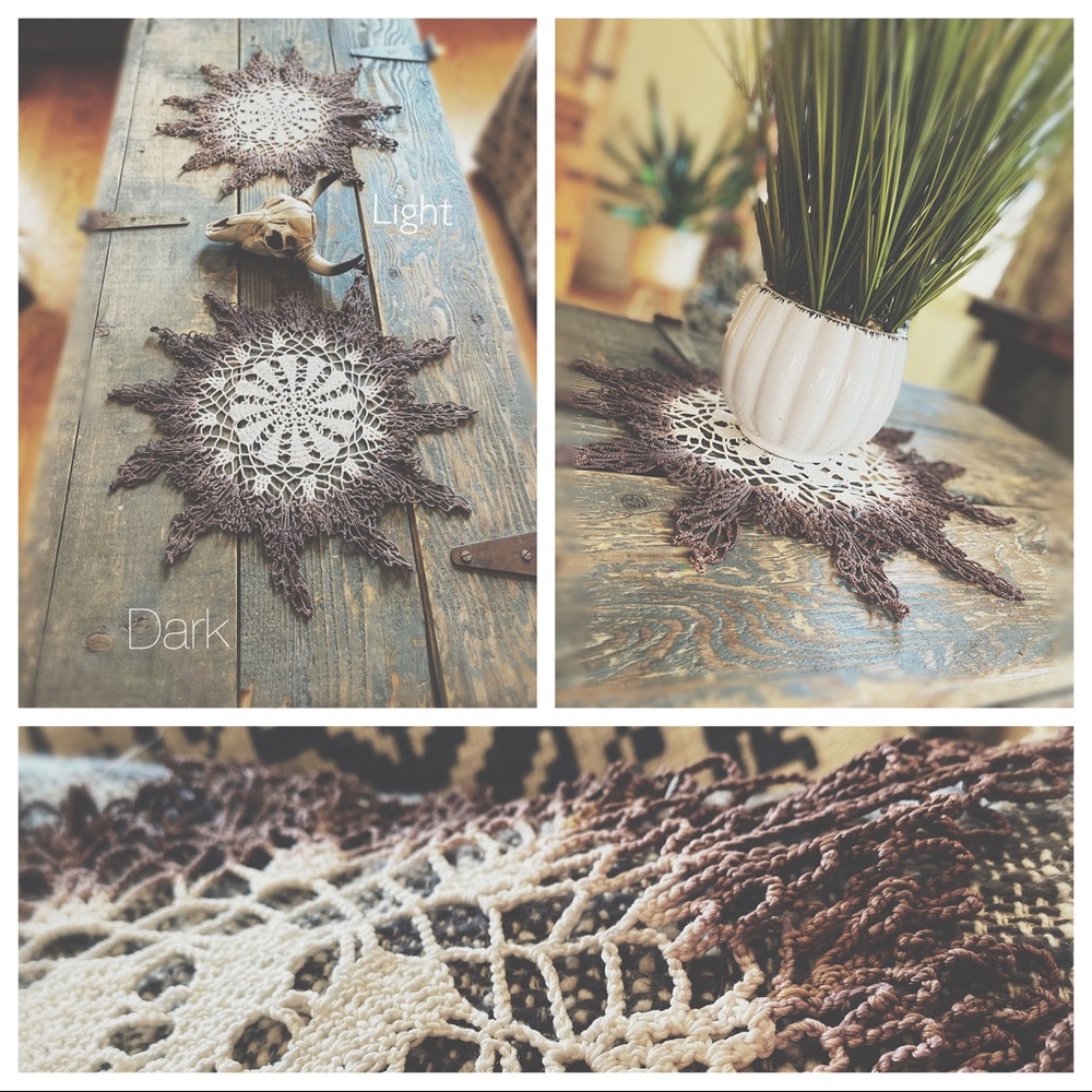 Antique Vintage Bohemian Ombré Table Coverings | Up-cycled Cocoa HP🌵